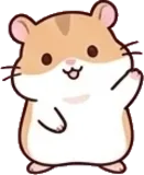 Hamster sticker