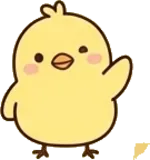 Chick sticker