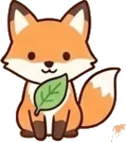 Fox sticker