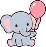 Elephant sticker