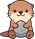 Otter sticker