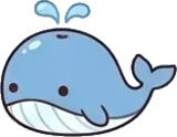 Whale sticker